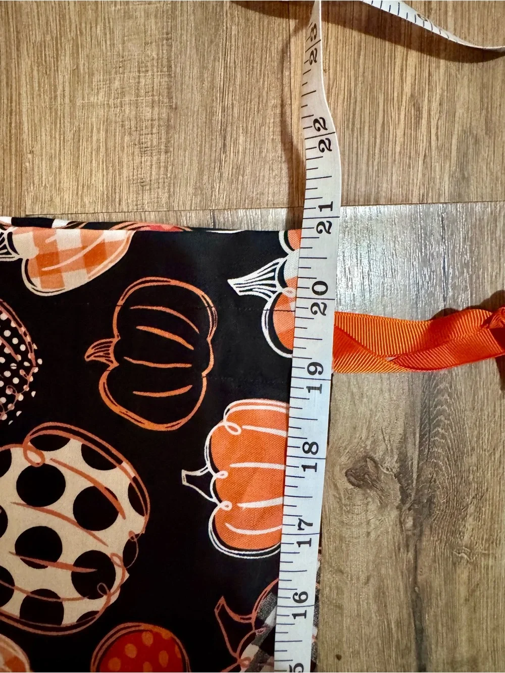 Kids Halloween Pumpkin drawstring trick or treat bag